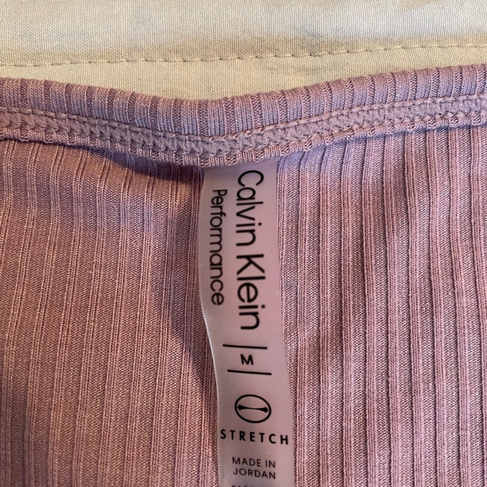 Calvin Klein Lavender Crop Top